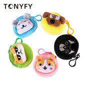 Pseće vrećice za skupljanje kakice na otvorenom Plišani korgi psi iz crtića Slatki dozator smeća Vreća za pohranu s privjeskom za ključeve Sredstva za čišćenje