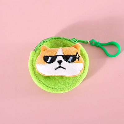 Pseće vrećice za skupljanje kakice na otvorenom Plišani korgi psi iz crtića Slatki dozator smeća Vreća za pohranu s privjeskom za ključeve Sredstva za čišćenje