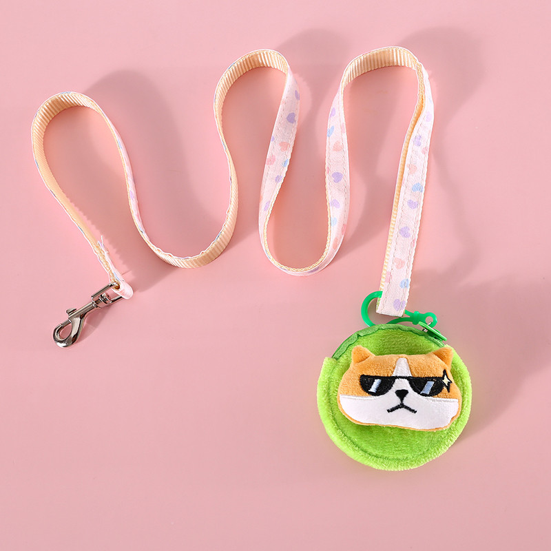 Pseće vrećice za skupljanje kakice na otvorenom Plišani korgi psi iz crtića Slatki dozator smeća Vreća za pohranu s privjeskom za ključeve Sredstva za čišćenje