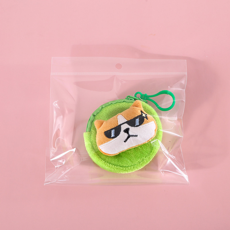 Pseće vrećice za skupljanje kakice na otvorenom Plišani korgi psi iz crtića Slatki dozator smeća Vreća za pohranu s privjeskom za ključeve Sredstva za čišćenje