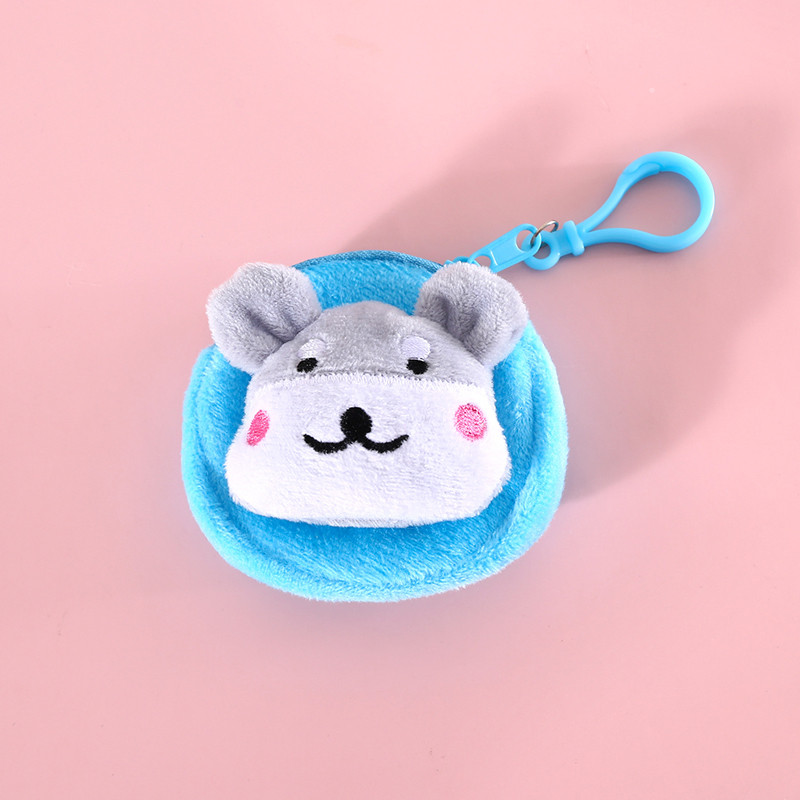 Pseće vrećice za skupljanje kakice na otvorenom Plišani korgi psi iz crtića Slatki dozator smeća Vreća za pohranu s privjeskom za ključeve Sredstva za čišćenje