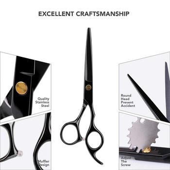 Фризьорски бръснарски ножици Професионално подстригване Изтъняваща наметка Бръснарница Ножици за подстригване Комплект фризьорски аксесоари