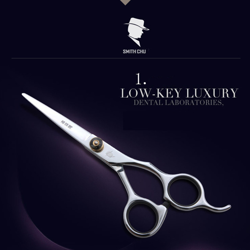 Komplet profesionalnih frizerskih škara za šišanje Čelični ravni rezač za stanjivanje brijački pribor Originalni alat 6 inča Oštrica 7 cm