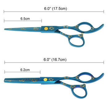 5,5-6,0 инча Ножици за подстригване Професионални ножици за подстригване Машинки за подстригване Бръснарски ножици Фризьорски ножици