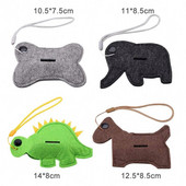 Puppy Dog Poop Scooper Saci Dozator Set de saci de gunoi Suport colector de caca Portable Pet Dog Pooper Scooper Accesorii pentru animale de companie