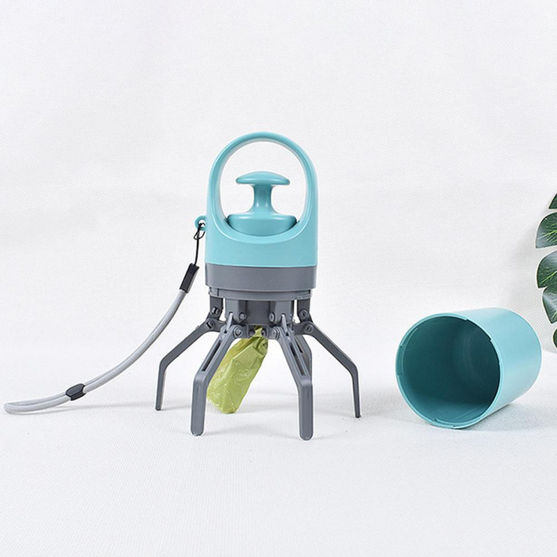 Dosaator Pooper Jäätmekorjaja Kaasaskantav haaratsikorjaja Kerge välistingimustes kasutatav lemmiklooma puhas lemmikloomakott Koer Lihtne 6 küünega koos