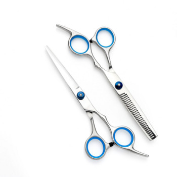 Професионални фризьорски ножици за подстригване 6 инча 440C Бръснарница Фризьорски инструменти за рязане Изтъняване Висококачествен салонен комплект