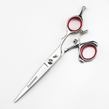6-инчови комплект професионални фризьорски ножици за подстригване или изтъняване Бръснарски ножици Висококачествени индивидуални черно-бели стилове
