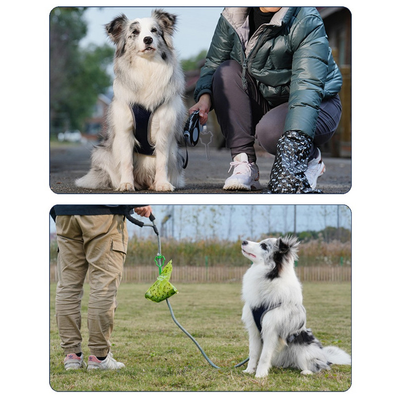 Dozator vrećice za otpad za pseći izmet Držač vrećice za pseći izmet Pribor za kućne ljubimce Dozator za povodac za pse Čisti alat bez ruku