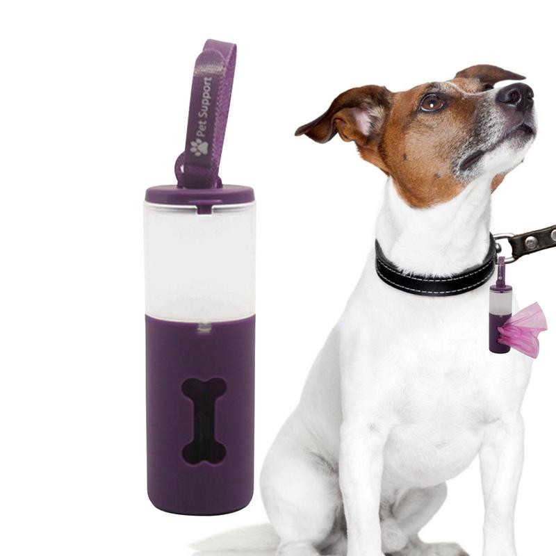Skupljač pseće kakice s dvostrukim spremnikom za smeće Prijenosni lagani držač vrećice za otpad za pseću kakicu Vanjski organizator za sakupljanje šteneta i mačke