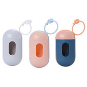 Suport pentru sac pentru caca pentru animale de companie Suport pentru lesă Dispenser reglabil pentru sac de gunoi de călătorie