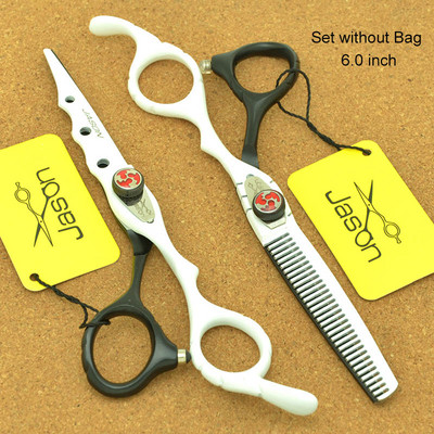 Jasoni 6-tolline professionaalne juukselõikamise kääride komplekt juuksuri käärid juuksurisalongi käärid juuksuri kujundamise tööriist A0022D