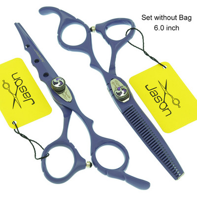 Jasoni 6-tolline professionaalne juukselõikamise kääride komplekt juuksuri käärid juuksurisalongi käärid juuksuri kujundamise tööriist A0022D