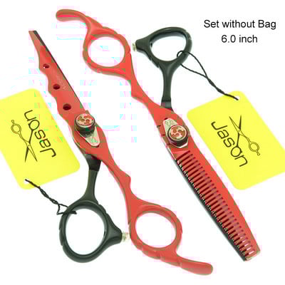 Jasoni 6-tolline professionaalne juukselõikamise kääride komplekt juuksuri käärid juuksurisalongi käärid juuksuri kujundamise tööriist A0022D