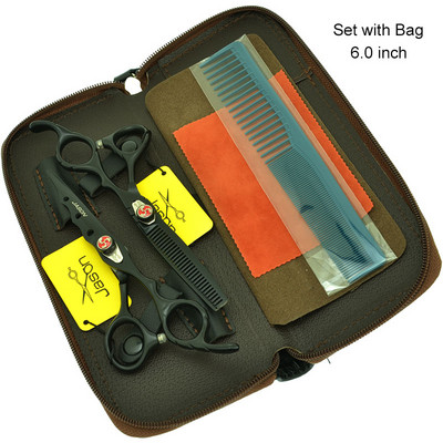 Jasoni 6-tolline professionaalne juukselõikamise kääride komplekt juuksuri käärid juuksurisalongi käärid juuksuri kujundamise tööriist A0022D