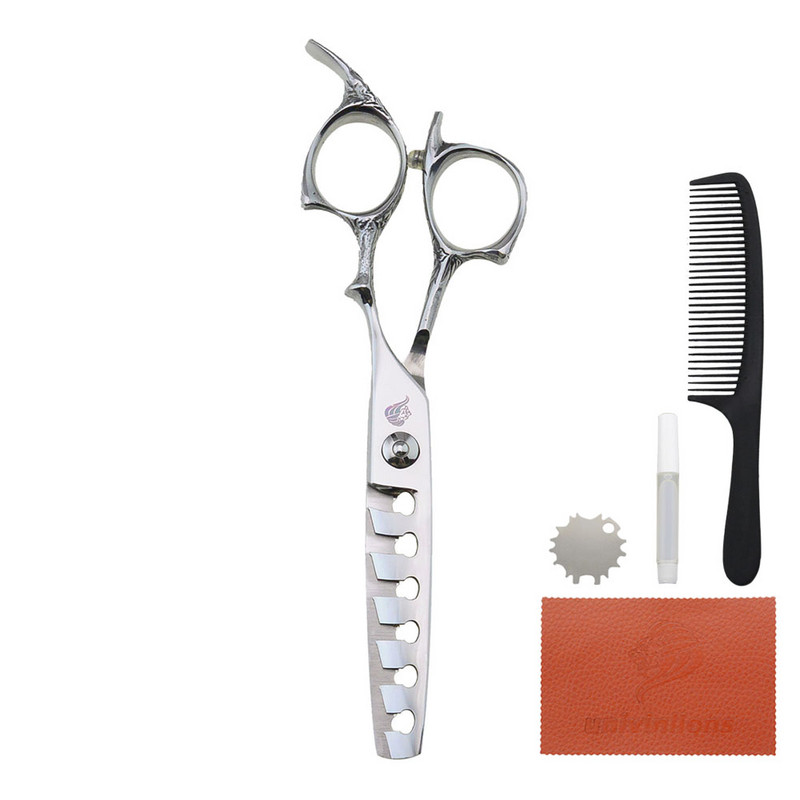5,75" Profesionalios kirpėjos retinimo plaukų žirklės Japonijos dantų žirklės Šukuosena šukuosena kirpimo žirklės plonesnis kirpėjas kirpėjas