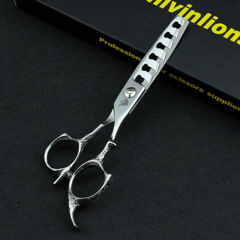5,75" Profesionalios kirpėjos retinimo plaukų žirklės Japonijos dantų žirklės Šukuosena šukuosena kirpimo žirklės plonesnis kirpėjas kirpėjas
