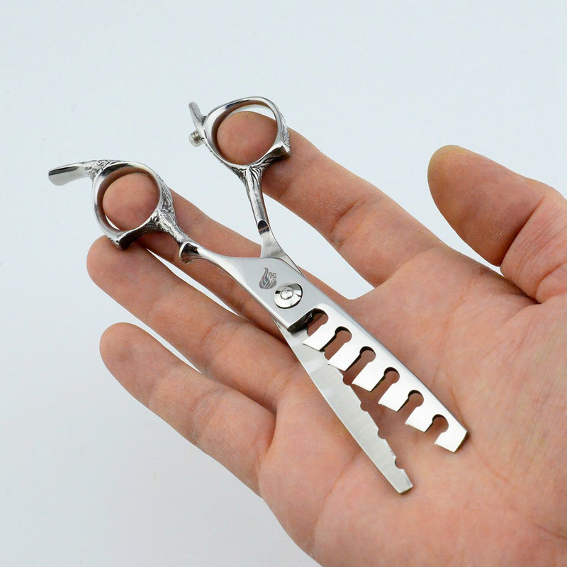 5,75" Profesionalios kirpėjos retinimo plaukų žirklės Japonijos dantų žirklės Šukuosena šukuosena kirpimo žirklės plonesnis kirpėjas kirpėjas