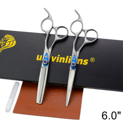 6 colių japoniškos plaukų kirpimo žirklės Profesionalios salono kirpyklos žirklės kirpėjos plaukų žirklės kirpėjo žirklės ploniklis