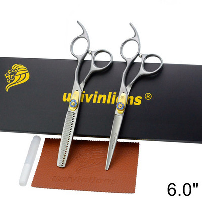6 colių japoniškos plaukų kirpimo žirklės Profesionalios salono kirpyklos žirklės kirpėjos plaukų žirklės kirpėjo žirklės ploniklis