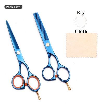 Frizerske škare Profesionalni 5,5" prilagođeni logotip Japan Škare za šišanje / Škare za stanjivanje Škare Oslonac za prste 1014