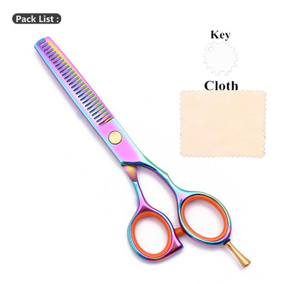 Frizerske škare Profesionalni 5,5" prilagođeni logotip Japan Škare za šišanje / Škare za stanjivanje Škare Oslonac za prste 1014