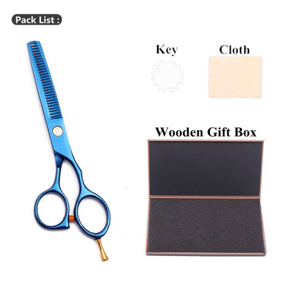 Frizerske škare Profesionalni 5,5" prilagođeni logotip Japan Škare za šišanje / Škare za stanjivanje Škare Oslonac za prste 1014