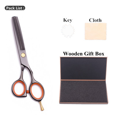 Frizerske škare Profesionalni 5,5" prilagođeni logotip Japan Škare za šišanje / Škare za stanjivanje Škare Oslonac za prste 1014
