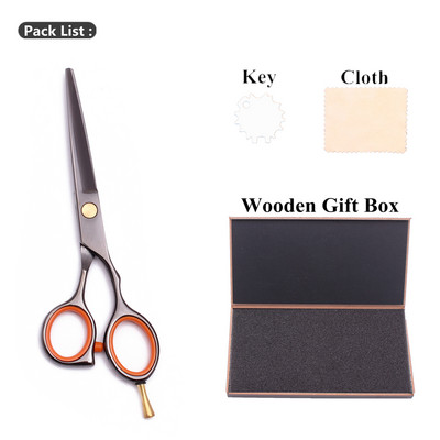 Frizerske škare Profesionalni 5,5" prilagođeni logotip Japan Škare za šišanje / Škare za stanjivanje Škare Oslonac za prste 1014
