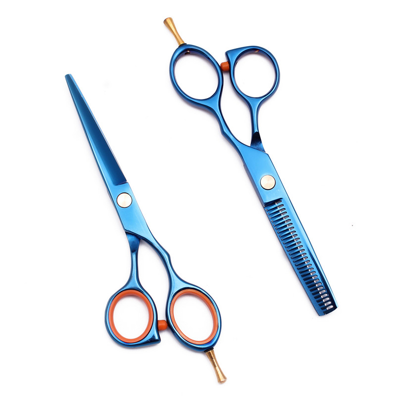 Frizerske škare Profesionalni 5,5" prilagođeni logotip Japan Škare za šišanje / Škare za stanjivanje Škare Oslonac za prste 1014