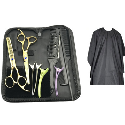 12tk juuksekäärid Professionaalsed juuksuri kääride komplekt Lõikamine+Hõrendamine Barber käärid barbearia profissional acessoros