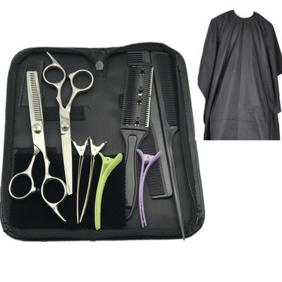 12tk juuksekäärid Professionaalsed juuksuri kääride komplekt Lõikamine+Hõrendamine Barber käärid barbearia profissional acessoros