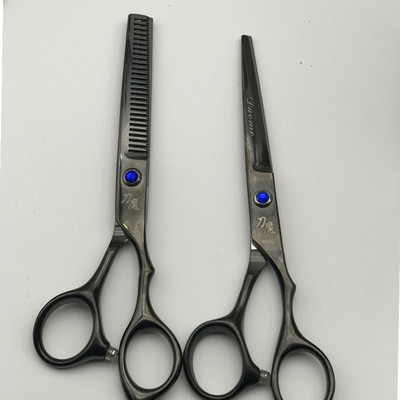 12tk juuksekäärid Professionaalsed juuksuri kääride komplekt Lõikamine+Hõrendamine Barber käärid barbearia profissional acessoros