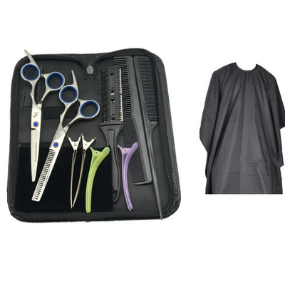 12tk juuksekäärid Professionaalsed juuksuri kääride komplekt Lõikamine+Hõrendamine Barber käärid barbearia profissional acessoros