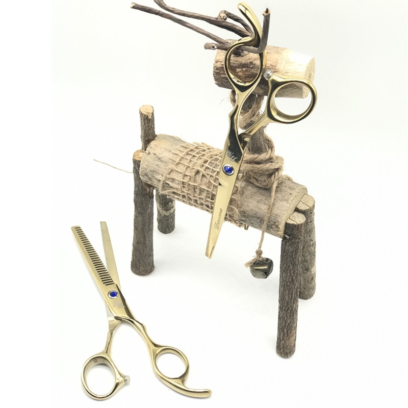 12tk juuksekäärid Professionaalsed juuksuri kääride komplekt Lõikamine+Hõrendamine Barber käärid barbearia profissional acessoros