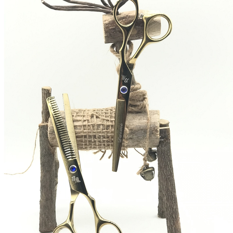 12tk juuksekäärid Professionaalsed juuksuri kääride komplekt Lõikamine+Hõrendamine Barber käärid barbearia profissional acessoros