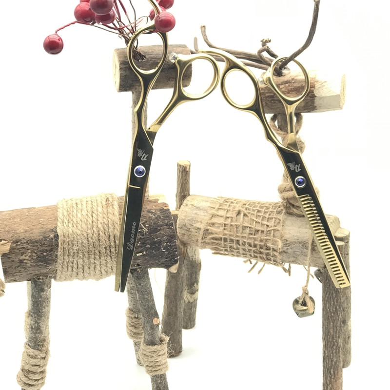 12tk juuksekäärid Professionaalsed juuksuri kääride komplekt Lõikamine+Hõrendamine Barber käärid barbearia profissional acessoros