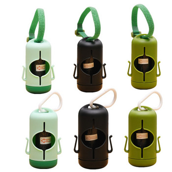 Нов дозатор за торби за отпадъци от домашни любимци, държач за торби за кучешки изпражнения, пластмасови торби за боклук, диспенсър, калъф, торби за изпражнения за кучета, домашни отпадъци