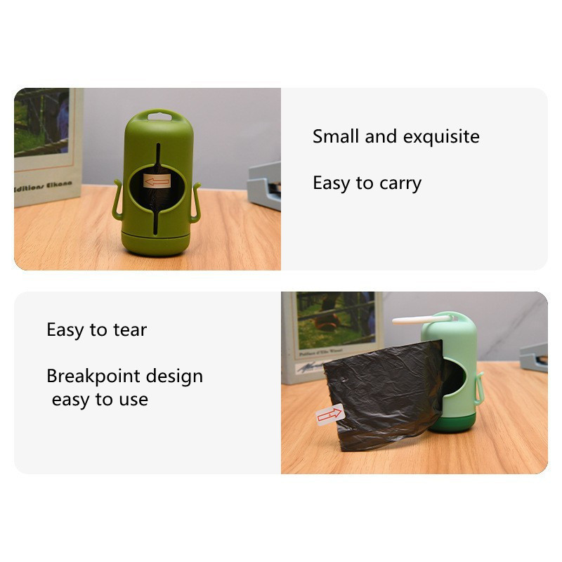 Uus lemmikloomade jäätmekoti jaotur koerte kakakoti hoidja jaoks plastikust prügikoti jaoturi kandekott Koerte lemmikloomade kakakoti kotid