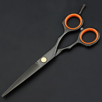 Μαύρο επαγγελματικό ψαλίδι μαλλιών 5,5 ιντσών Flat pinking cutning barber salon thinning ψαλίδι κουρευτικό κομμωτηρίου κομμωτηρίου