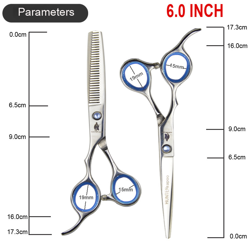 30% allahindlus Vasaku käe juuksekääride komplekt Tööriist Jaapani terasest tasaseks lõigatud hambakäärid õhuke lõikekomplekt Salongi juuksuri lõikuri käärid trimmer