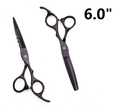 5,5 6 inča Par profesionalnih frizerskih škara za brijačnicu Škare za šišanje Set za šišanje Crna Y1220