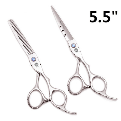 5,5 6 inča Par profesionalnih frizerskih škara za brijačnicu Škare za šišanje Set za šišanje Crna Y1220