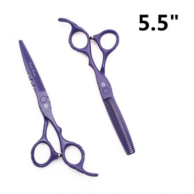 5,5 6 inča Par profesionalnih frizerskih škara za brijačnicu Škare za šišanje Set za šišanje Crna Y1220