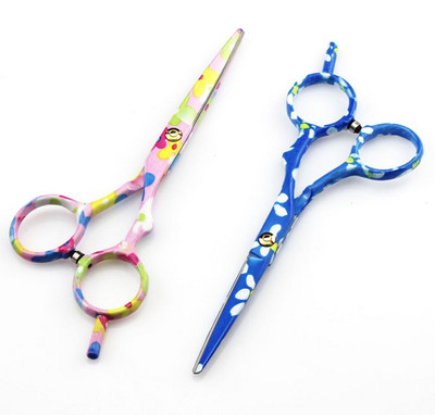 30% OFF 5.5" Ceramic colorful Hairdressing Salons Scissors Professional haircut Scissors Hairdresser Cutting Shears Clippers