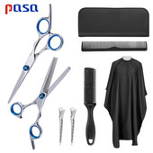 7/9/11 tk Juuksekäärid 6-tollised juuksuri juuksuri lõikamine Professionaalne käärid roostevabast terasest harvenduskäärid juuksurisalongi salongikomplekt