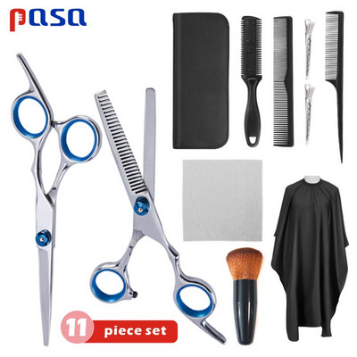 7/9/11 tk Juuksekäärid 6-tollised juuksuri juuksuri lõikamine Professionaalne käärid roostevabast terasest harvenduskäärid juuksurisalongi salongikomplekt