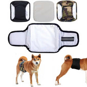 Миещ се мъжки женски кучешки физиологичен панталон Санитарно бельо за многократна употреба Памучна пелена за коремна лента за малко средно голямо куче