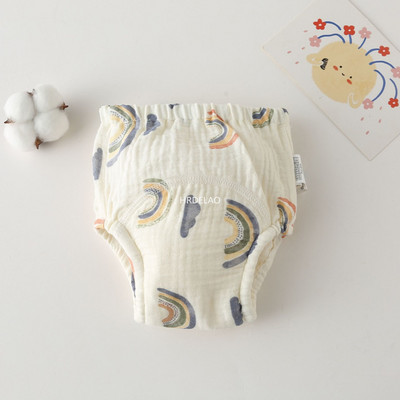 Baby Level A Карикатура Животно Тигър Заек МечкаВодоустойчиви джобове за пелени Пелени Тренировъчни панталони Марлени пелени Учебни панталони