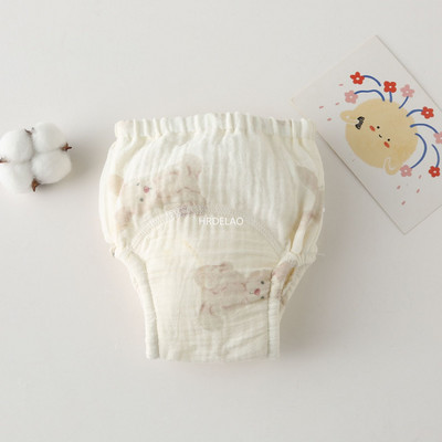 Baby Level A Карикатура Животно Тигър Заек МечкаВодоустойчиви джобове за пелени Пелени Тренировъчни панталони Марлени пелени Учебни панталони